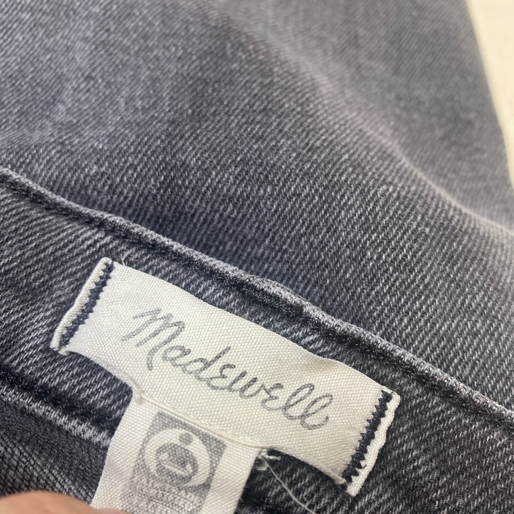 Madewell Stretch Kick‎ Out Crop Jeans in Starkey Wash pants 26 - Picture 6 of 9